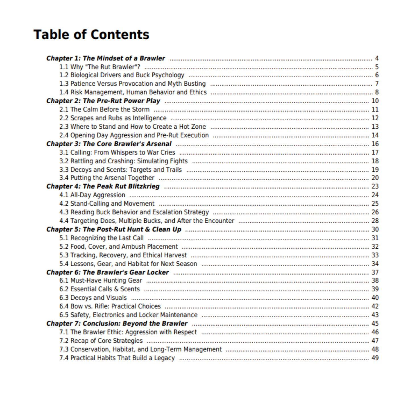 The Rut Brawler: Aggressive Rut Tactics for Trophy Bucks (eBook)