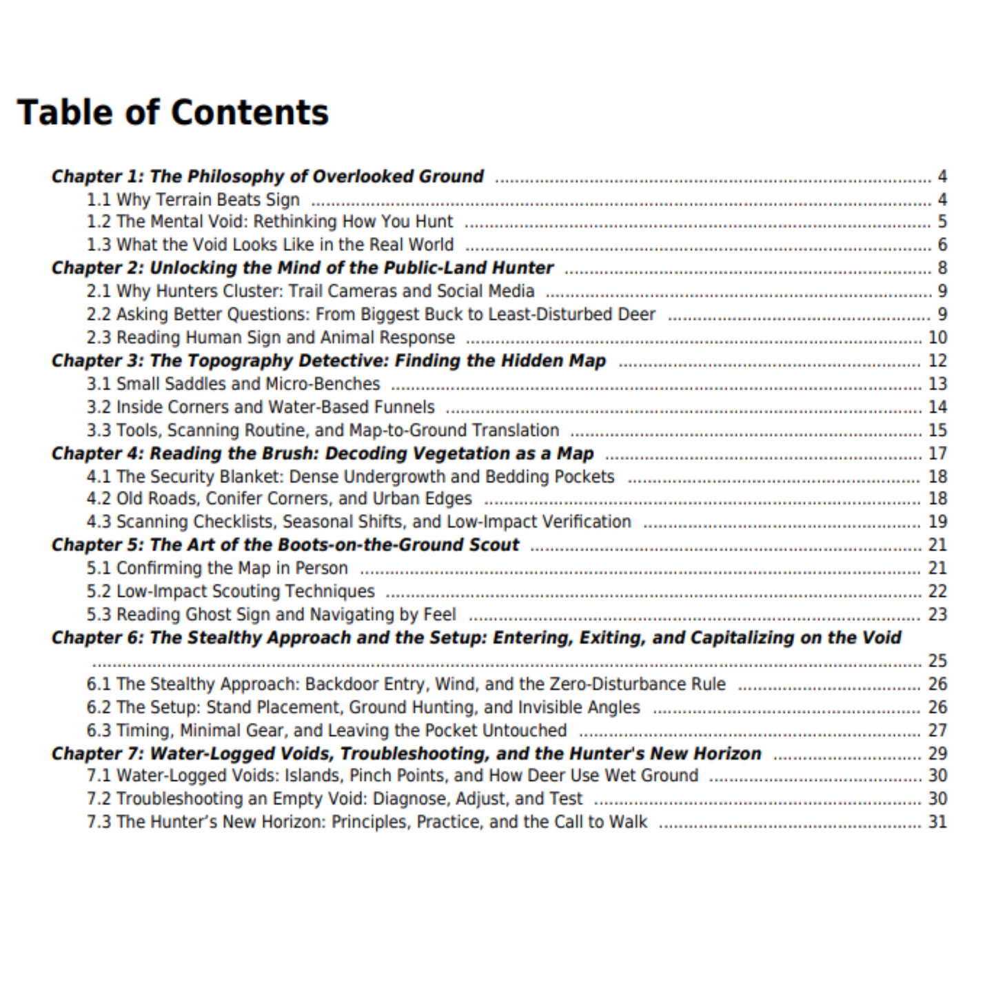 Hunting the Void: Finding & Capitalizing on Overlooked Terrain (eBook)